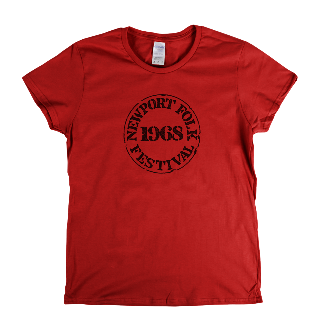 Newport Folk Festival 1968 Womens T-Shirt