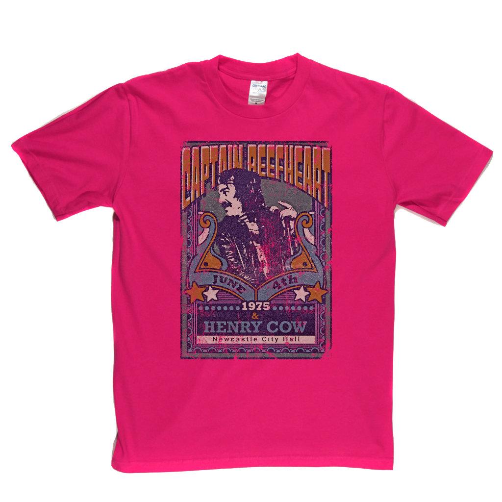 Captain Beefheart Henry Cow Gig Poster T-Shirt