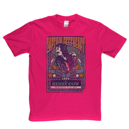 Captain Beefheart Henry Cow Gig Poster T-Shirt