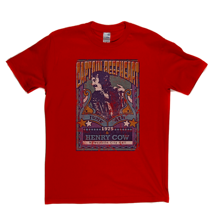 Captain Beefheart Henry Cow Gig Poster T-Shirt