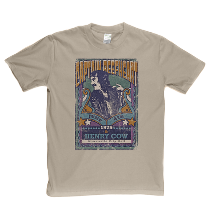Captain Beefheart Henry Cow Gig Poster T-Shirt