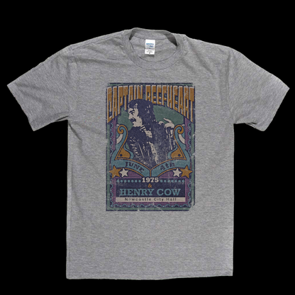 Captain Beefheart Henry Cow Gig Poster T-Shirt