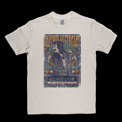 Captain Beefheart Henry Cow Gig Poster T-Shirt