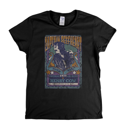 Captain Beefheart Henry Cow Gig Poster Womens T-Shirt