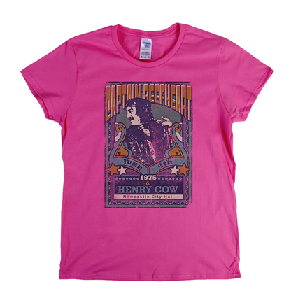 Captain Beefheart Henry Cow Gig Poster Womens T-Shirt