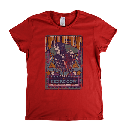 Captain Beefheart Henry Cow Gig Poster Womens T-Shirt