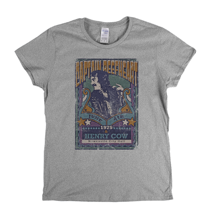 Captain Beefheart Henry Cow Gig Poster Womens T-Shirt
