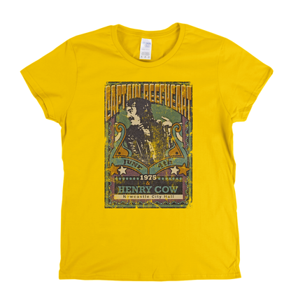 Captain Beefheart Henry Cow Gig Poster Womens T-Shirt