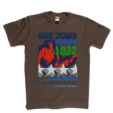 Robin Trower Steve Hillage Liverpool 1973 T-Shirt