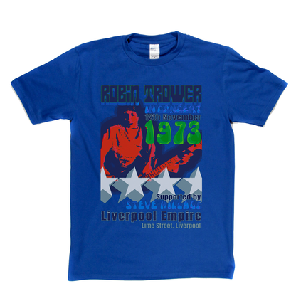 Robin Trower Steve Hillage Liverpool 1973 T-Shirt