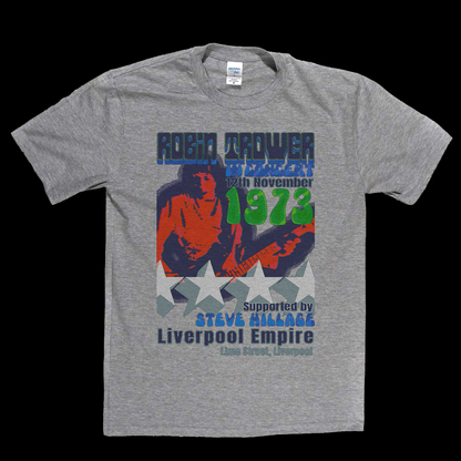 Robin Trower Steve Hillage Liverpool 1973 T-Shirt
