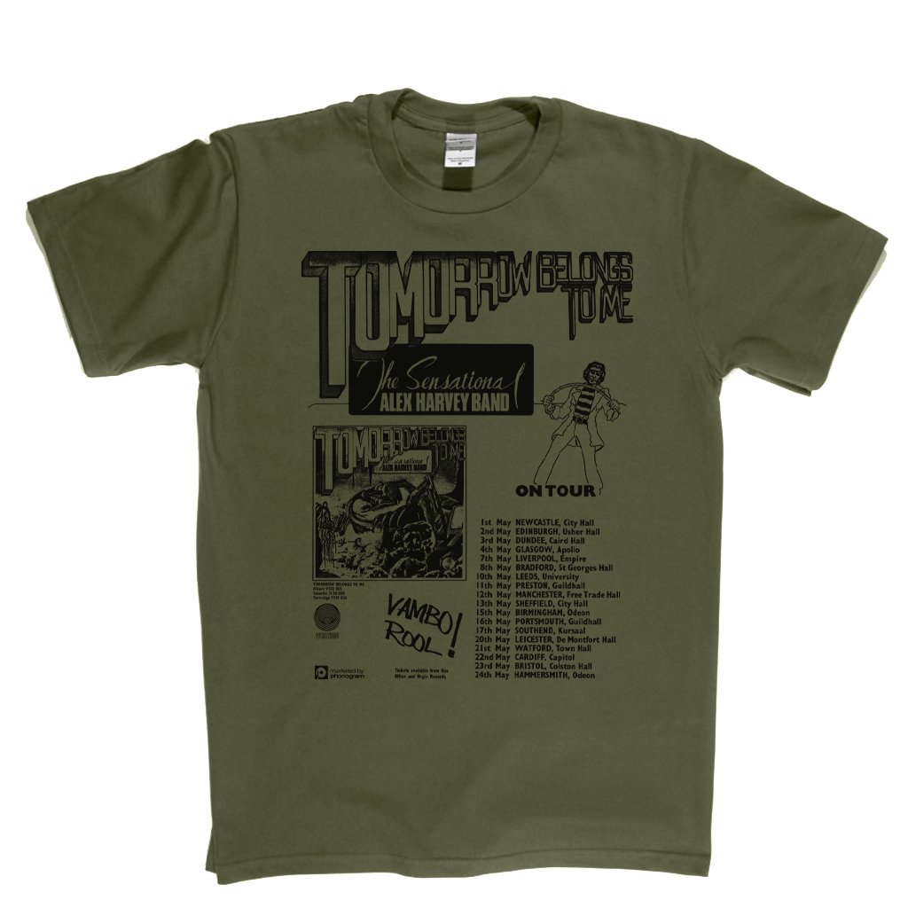 Alex Harvey Tomorrow Poster T-Shirt