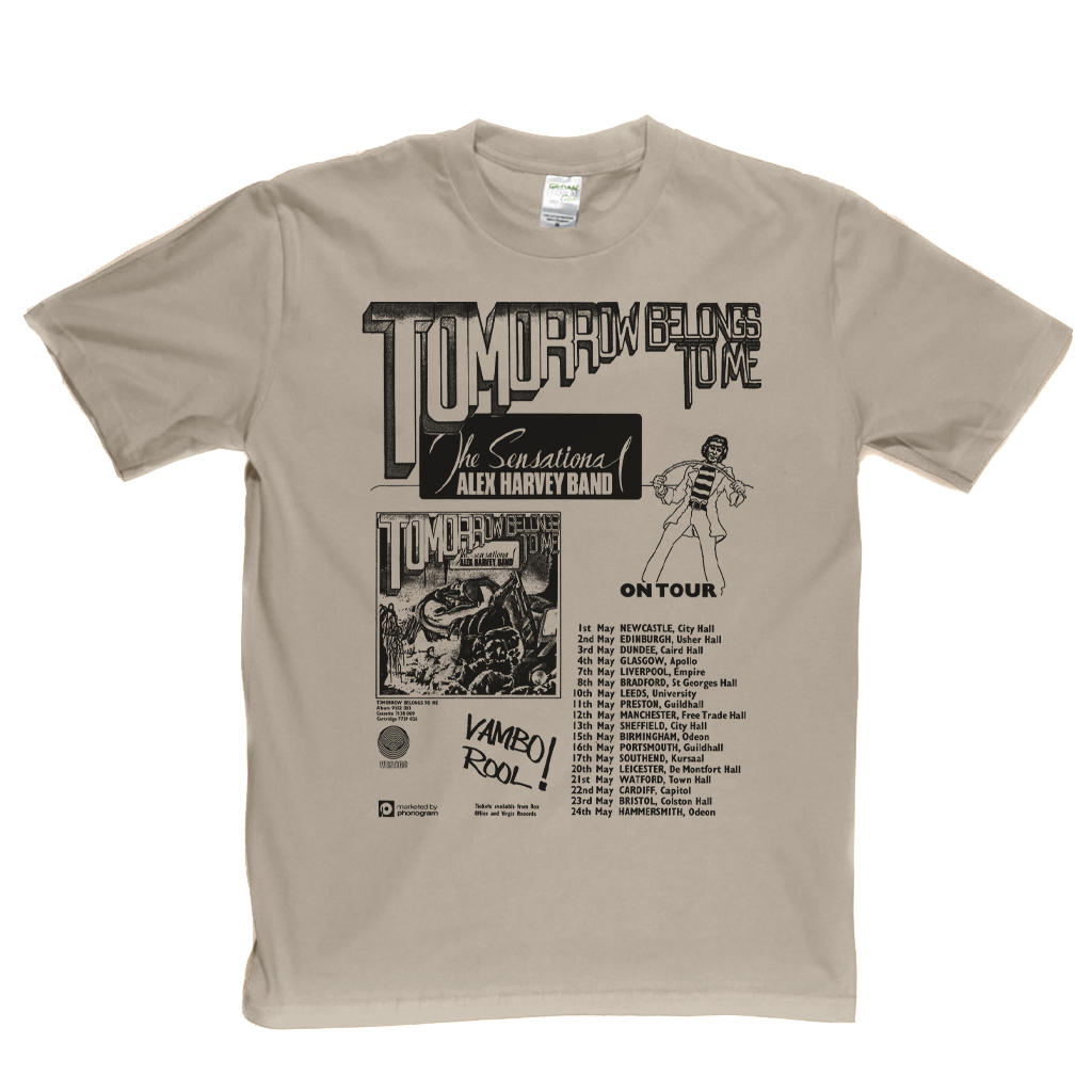Alex Harvey Tomorrow Poster T-Shirt