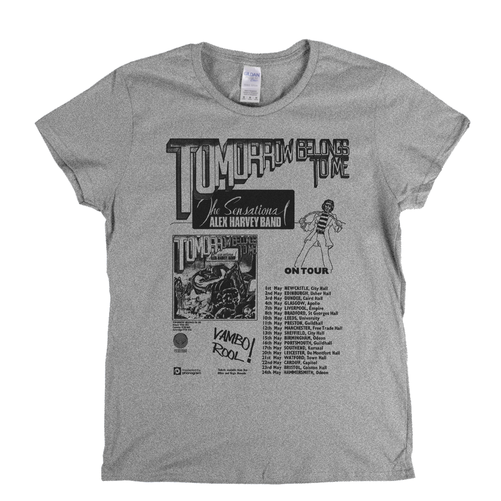 Alex Harvey Tomorrow Poster Womens T-Shirt