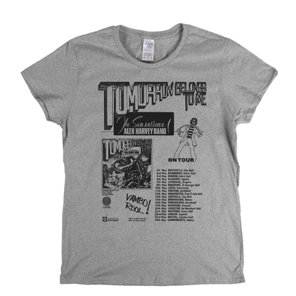 Alex Harvey Tomorrow Poster Womens T-Shirt