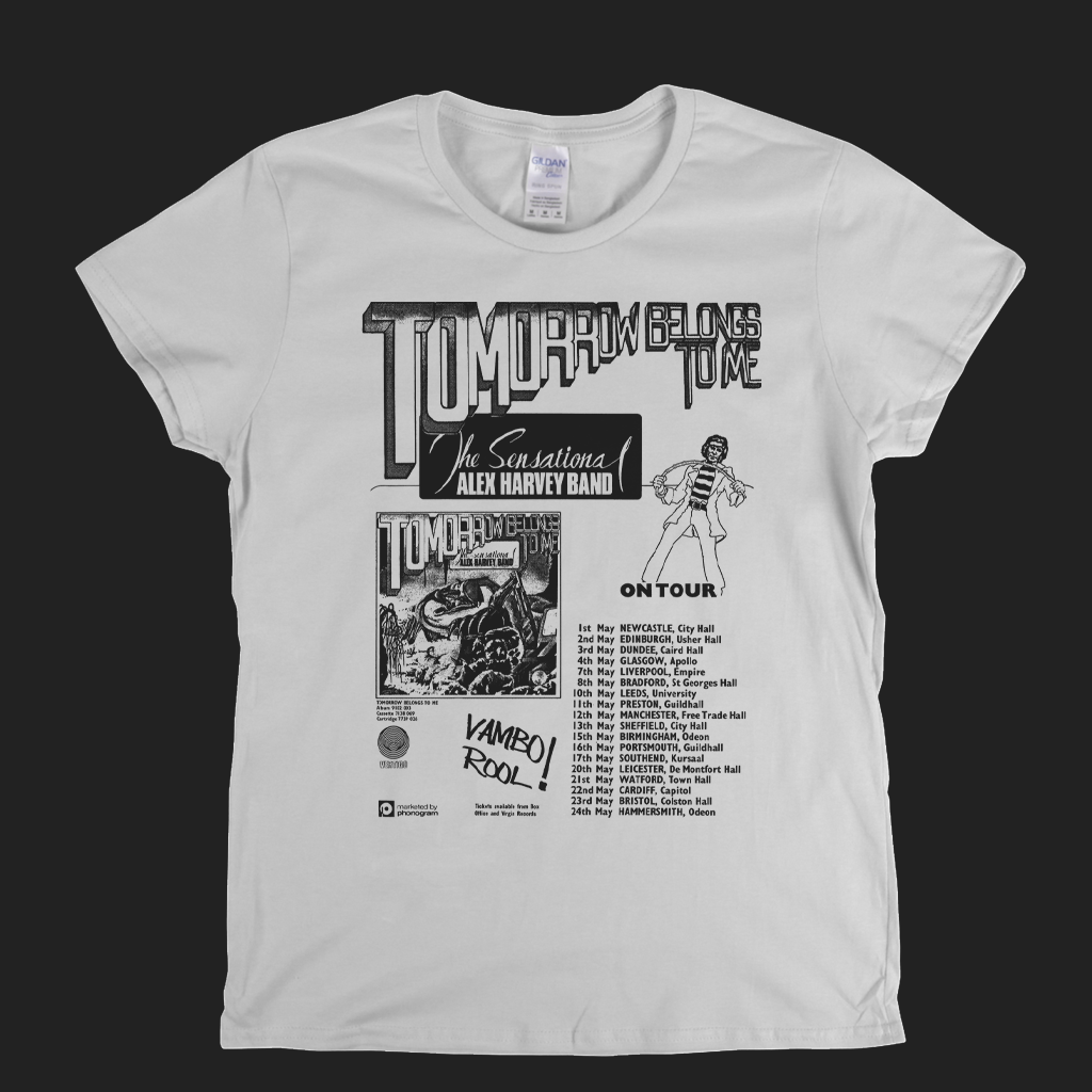 Alex Harvey Tomorrow Poster Womens T-Shirt