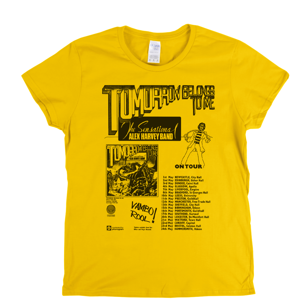 Alex Harvey Tomorrow Poster Womens T-Shirt