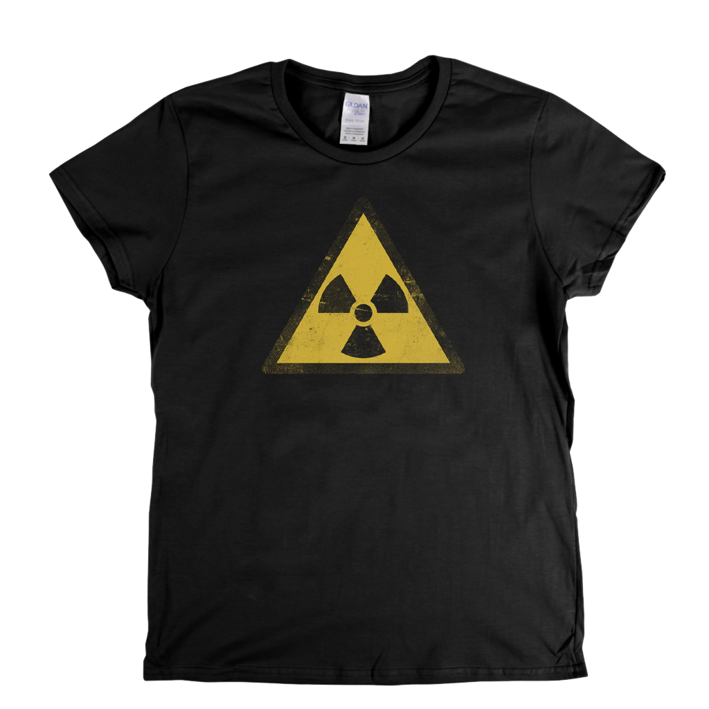 Radioactive Symbol Womens T-Shirt