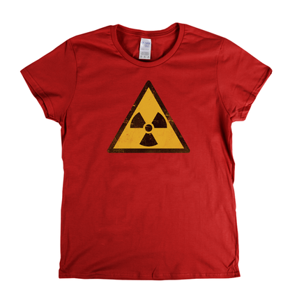 Radioactive Symbol Womens T-Shirt