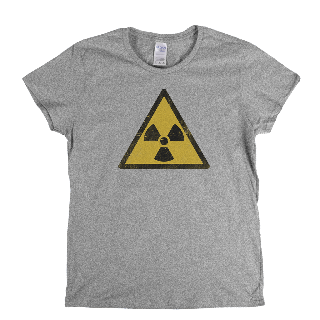 Radioactive Symbol Womens T-Shirt