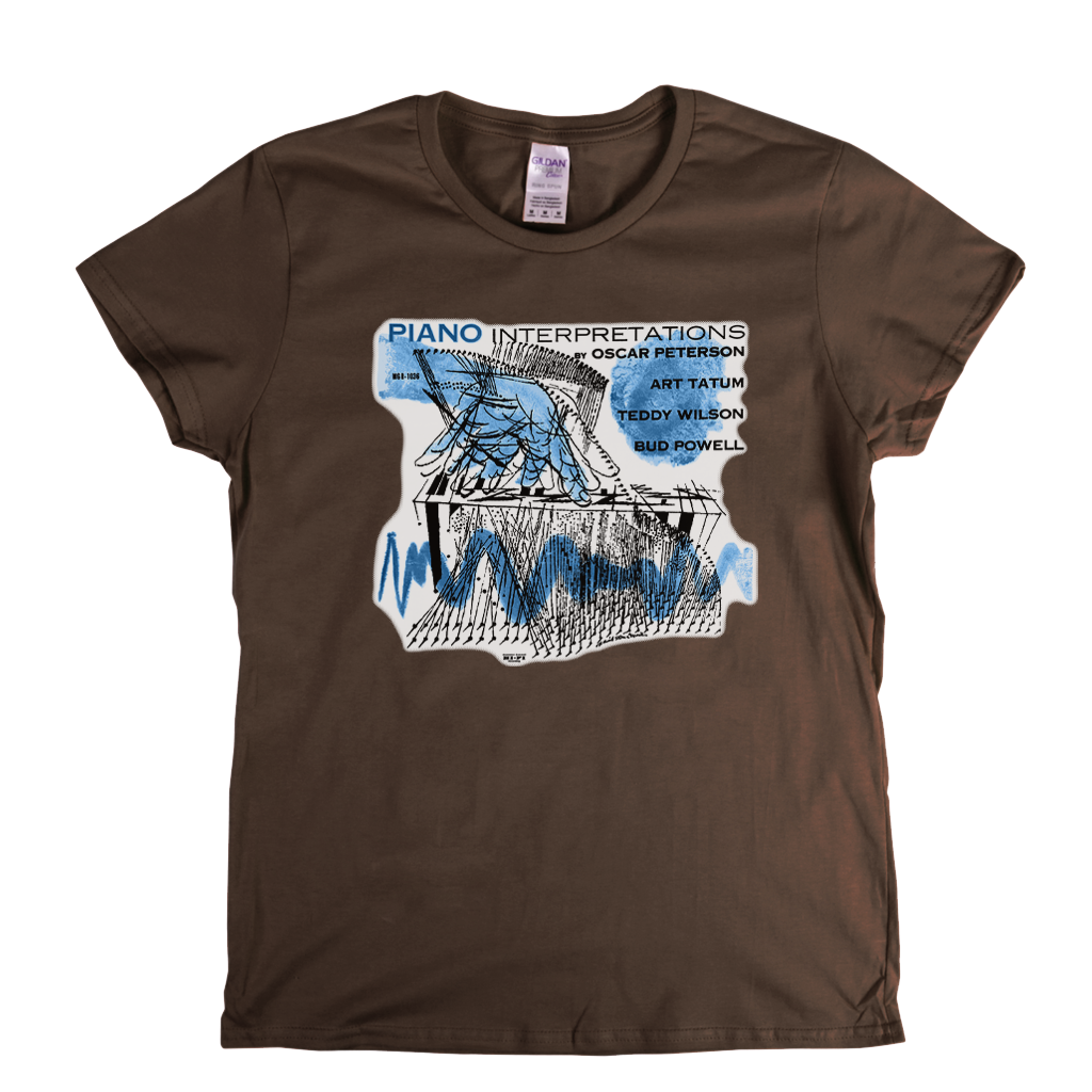 Oscar Peterson - Piano Interpretations Womens T-Shirt