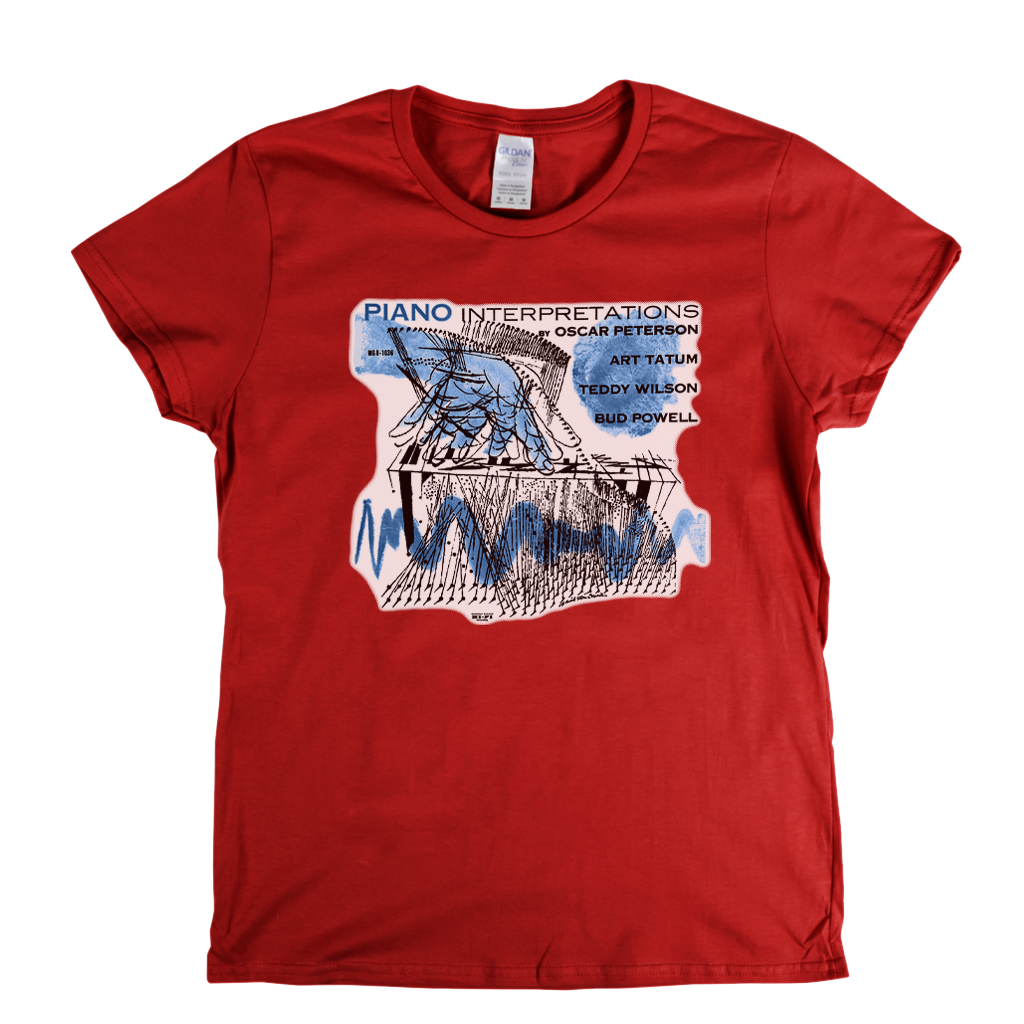 Oscar Peterson - Piano Interpretations Womens T-Shirt