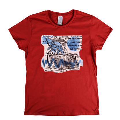Oscar Peterson - Piano Interpretations Womens T-Shirt