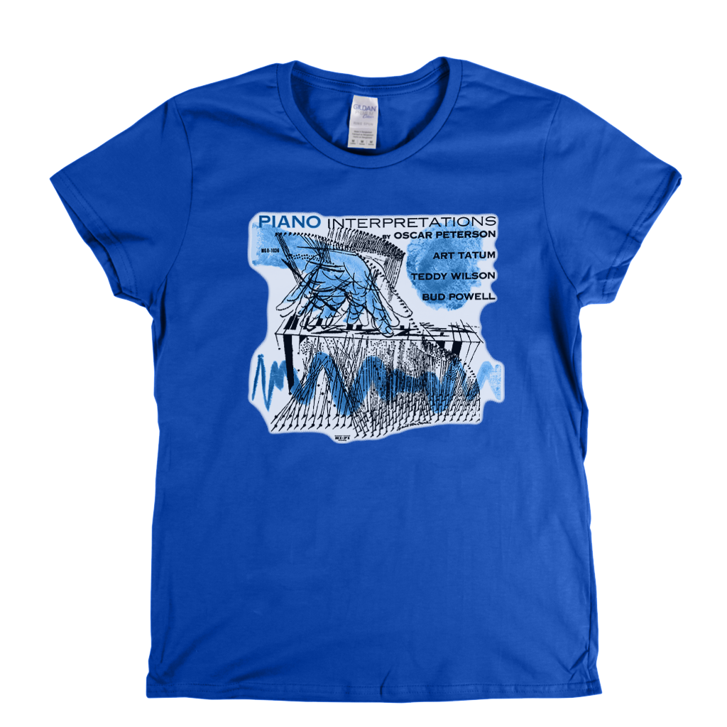 Oscar Peterson - Piano Interpretations Womens T-Shirt