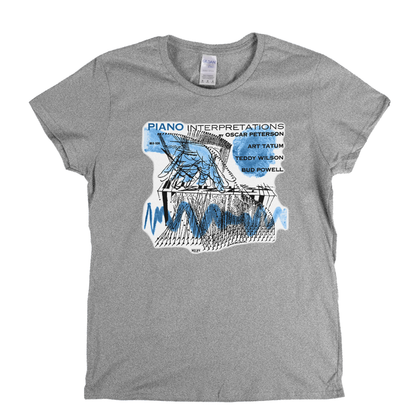 Oscar Peterson - Piano Interpretations Womens T-Shirt