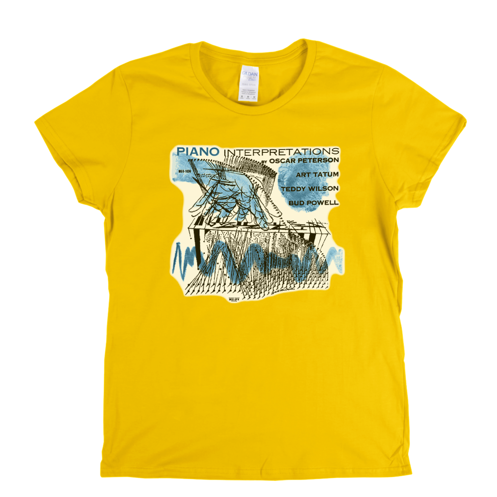Oscar Peterson - Piano Interpretations Womens T-Shirt