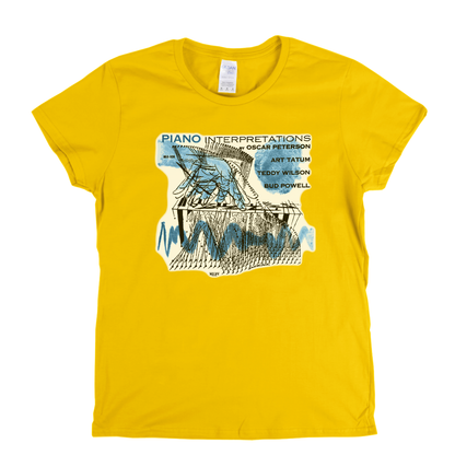 Oscar Peterson - Piano Interpretations Womens T-Shirt