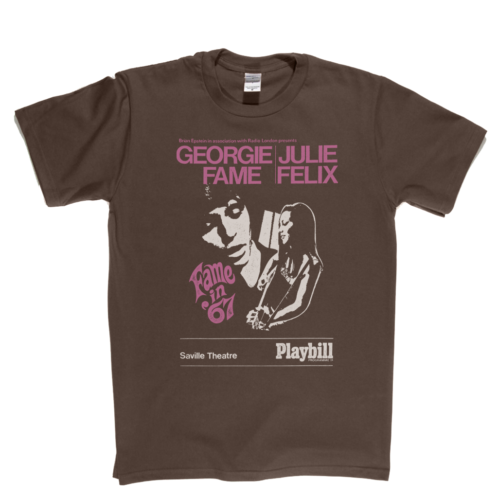 Georgie Fame Julie Felix Fame In 67 T-Shirt