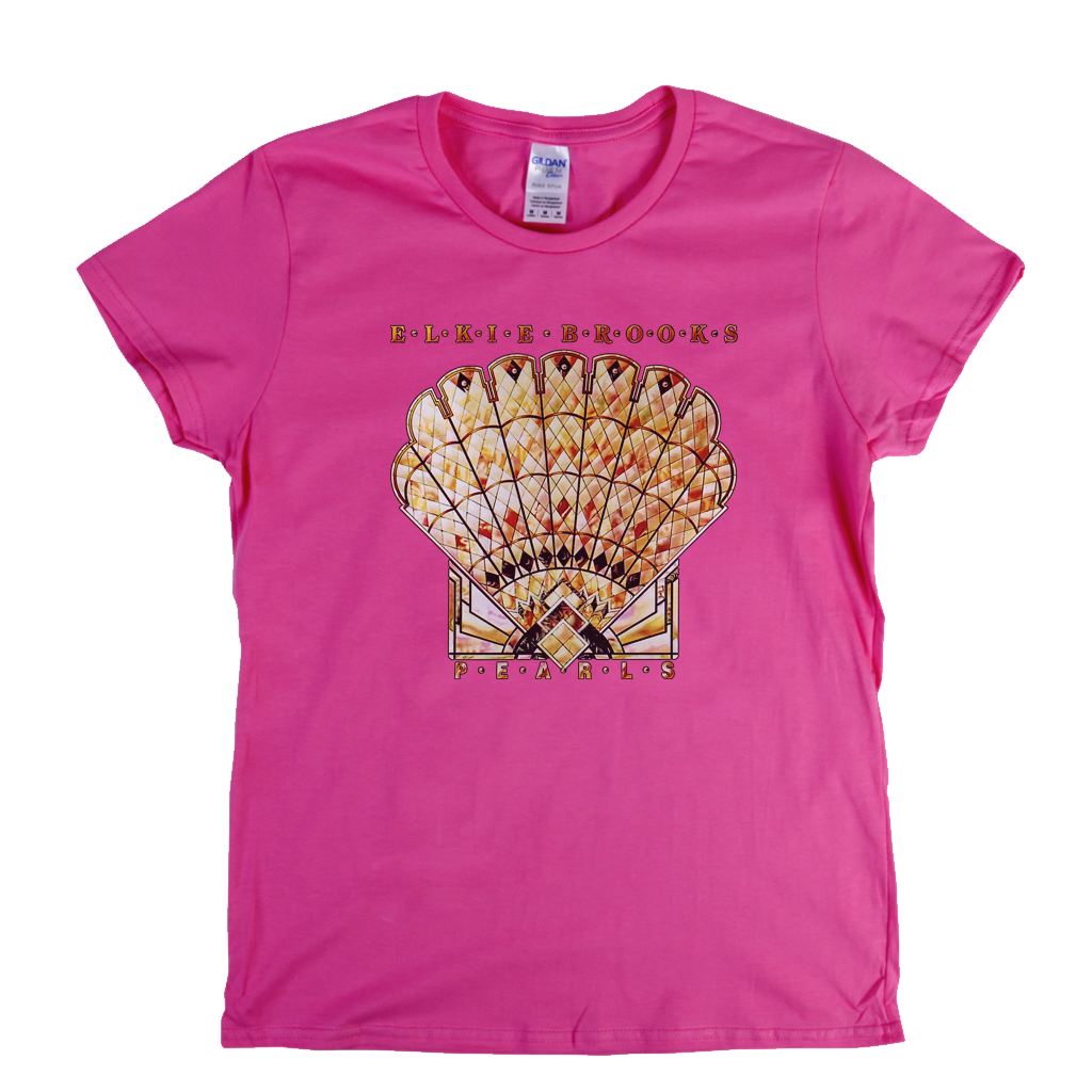 Elkie Brooks Pearls Womens T-Shirt