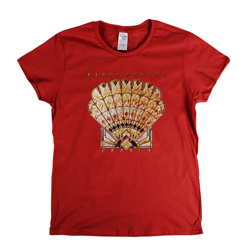 Elkie Brooks Pearls Womens T-Shirt