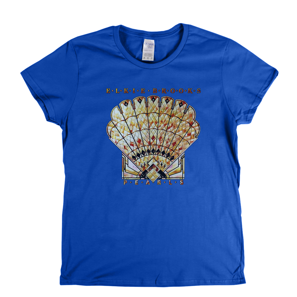 Elkie Brooks Pearls Womens T-Shirt