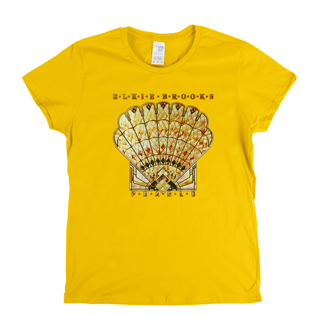 Elkie Brooks Pearls Womens T-Shirt