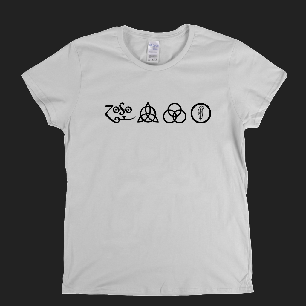 4 Symbols Zeppelin Womens T-Shirt