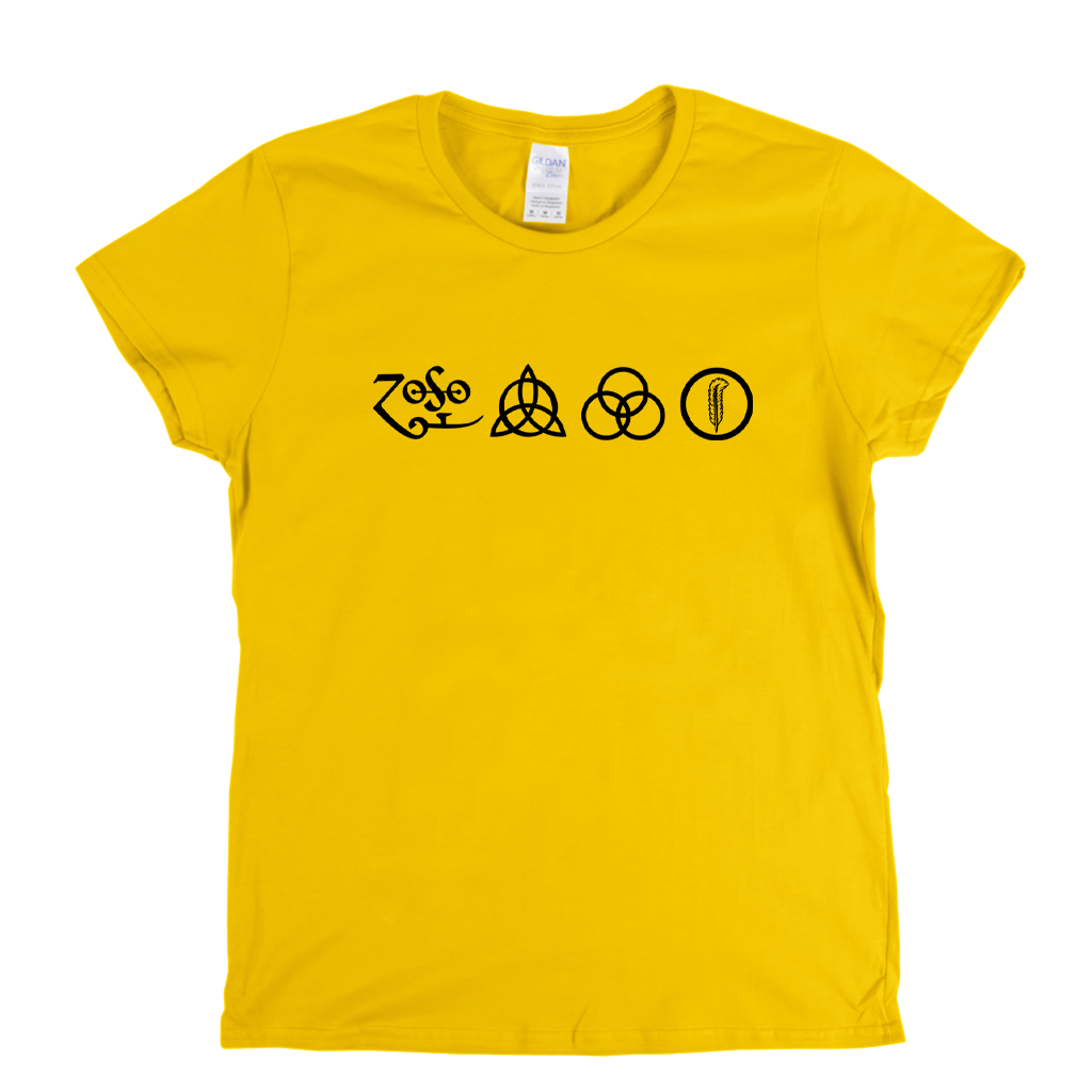 4 Symbols Zeppelin Womens T-Shirt
