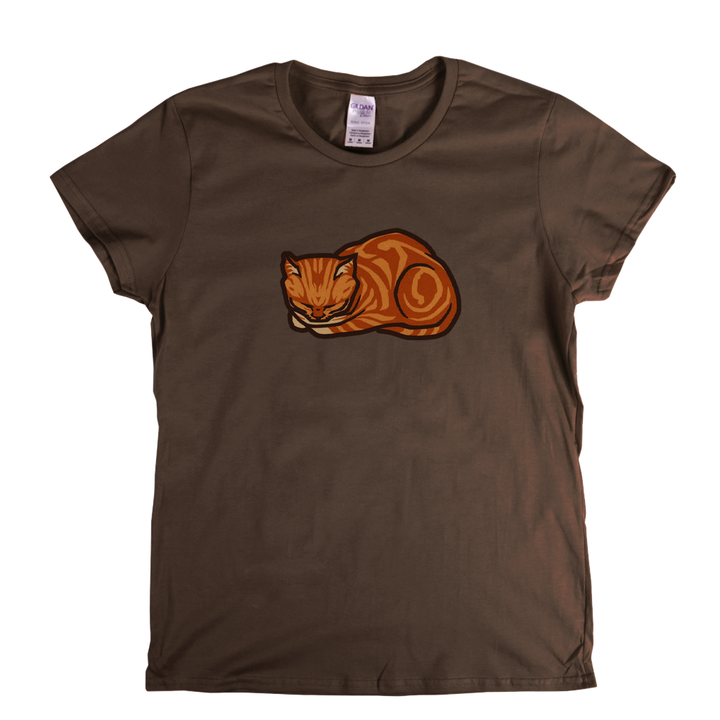 Ginger Cat Womens T-Shirt