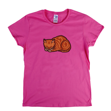 Ginger Cat Womens T-Shirt