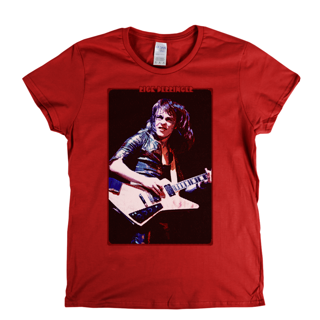 Rick Derringer Poster Womens T-Shirt