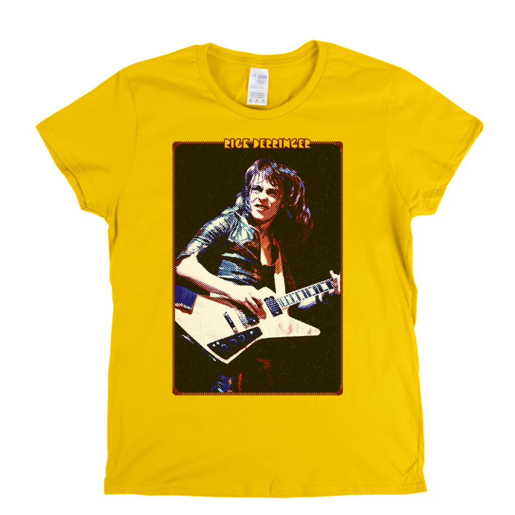 Rick Derringer Poster Womens T-Shirt
