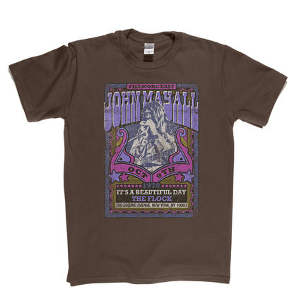 John Mayall Its A Beautiful Day The Flock Gig Poster T-Shirt