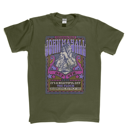 John Mayall Its A Beautiful Day The Flock Gig Poster T-Shirt