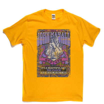 John Mayall Its A Beautiful Day The Flock Gig Poster T-Shirt