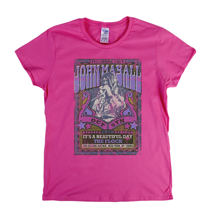 John Mayall Its A Beautiful Day The Flock Gig Poster Womens T-Shirt