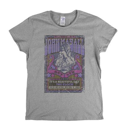 John Mayall Its A Beautiful Day The Flock Gig Poster Womens T-Shirt