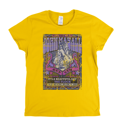 John Mayall Its A Beautiful Day The Flock Gig Poster Womens T-Shirt
