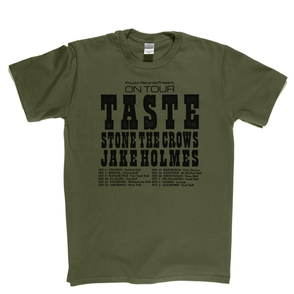 Taste Stone The Crows Jake Holmes Tour Poster T-Shirt