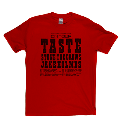 Taste Stone The Crows Jake Holmes Tour Poster T-Shirt